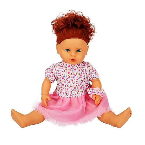 1060011 Lila Sesli Sa�l� Et Bebek 60 cm