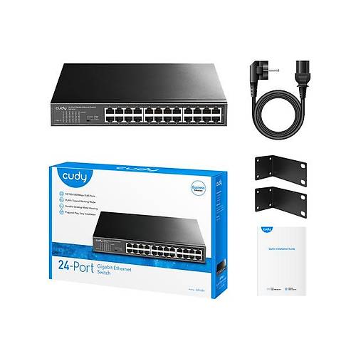 CUDY 24-Port Gigabit Metal Switch