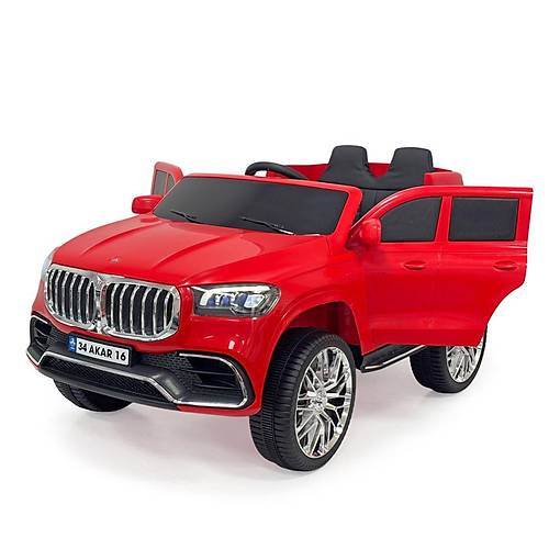 97-176 Bold Kumandal� Ak�l� Araba K�rm�z� 12 Volt -Akar Oyuncak