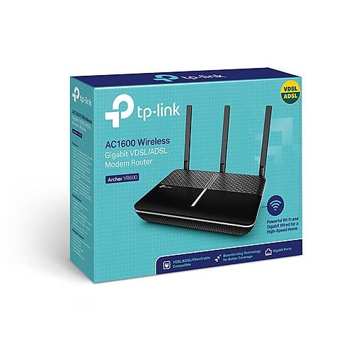 TP-LINK ARCHER VR600 4PORT ADSL2 1300Mbps MODEM/ROUTER 