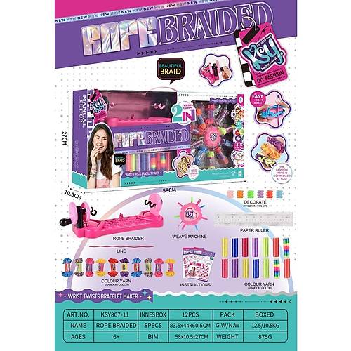 KSY807-11 DIY 2�N 1 JEWELRY KN�TT�NG COMB�NAT�ON SET