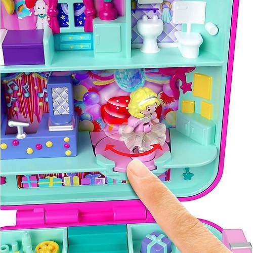 JGK22 Polly Pocket Mattel 80. Y�l �zel Nostaljik Kompakt Oyun Seti