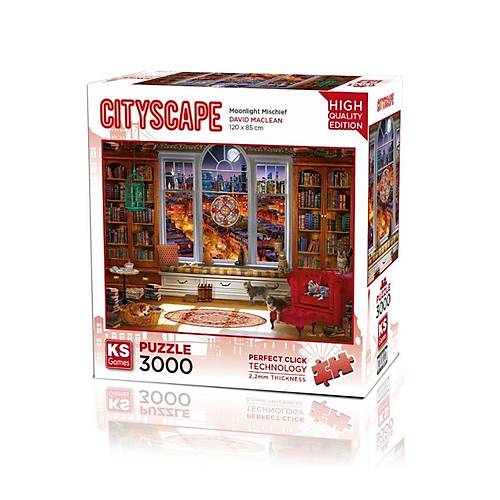 23020 Moonlight Mischief  3000 Par�a Puzzle -KS Puzzle