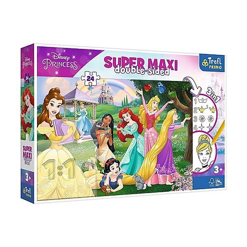 PUZZLE-41008 Super Maxi Princess 3IN1 14 Par�a �ocuk Puzzle