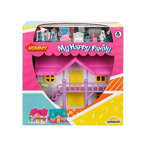 2080 Happy Family Villa Oyun Seti 18 Par�a