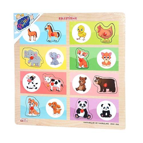 ONY-366-367 Ah�ap Tutmal� E�le�tirme -Hayvanlar ve Yavrular�