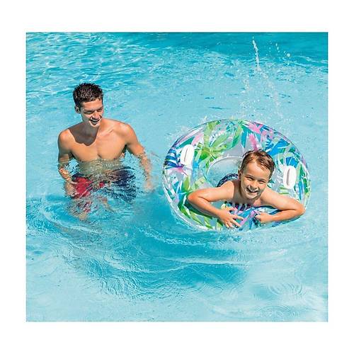 ISC58263 Intex Tutmal Desenli Simit 97 cm