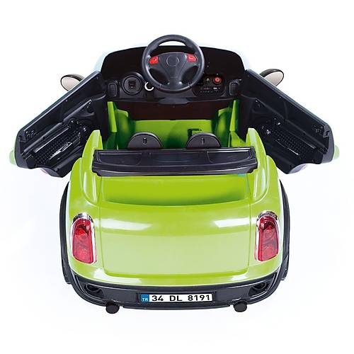 8295 OYUNCAK RIDE ON 12V ARABA KUMANDALI A�IK YE��L