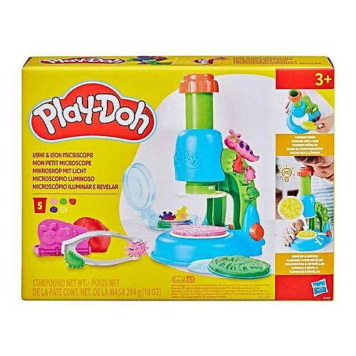 G0494 Play-Doh I��kl� Mikroskop Oyun Seti +3 ya�