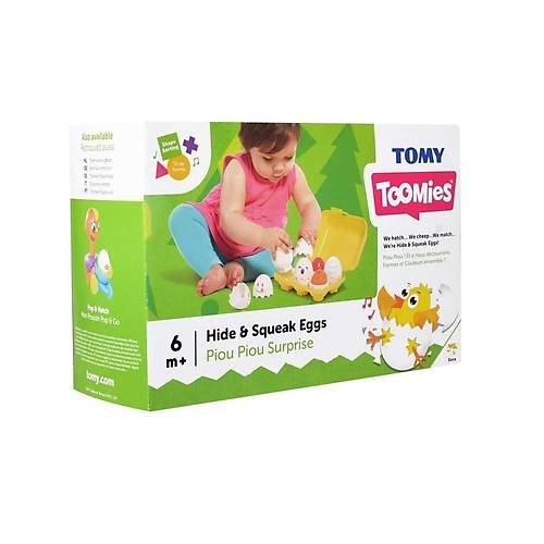 1581 Tomy Toomies Saklambal Renkli Yumurtalar 12-36 ay