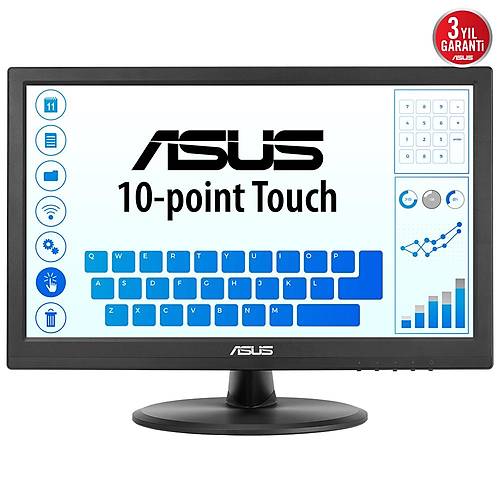 15.6 ASUS VT168HR TN HD 5MS 60HZ HDMI VGA DOKUNMATK