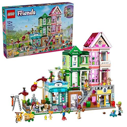 42670 Lego Friends Heartlake Apartman ve Ma�azalar 2040 par�a +12 ya�