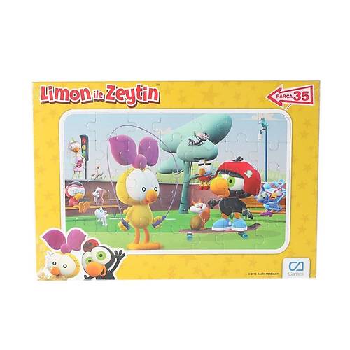 CAFRM-5082-5083 Limon ile Zeytin Frame Puzzle 35 Par�a