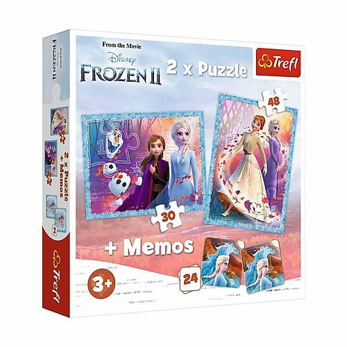 PUZZLE-90814 2IN1 Frozen II �ocuk Puzzle