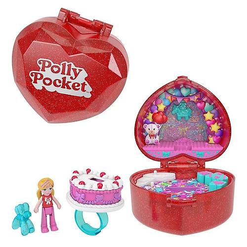 JGK21 Polly Pocket Mattel 80. Y�l Y�z�k Kutusu