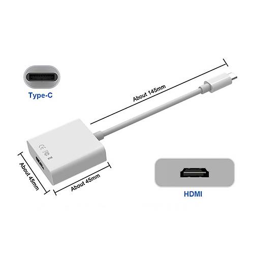 CODEGEN CDG-CNV33 USB 3.1 TYPE-C TO HDMI EVRC