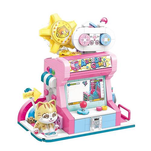 KP28019 Keeppley Lovely Street - Orange Cat Game Room 384 Par�a Yap�m Seti