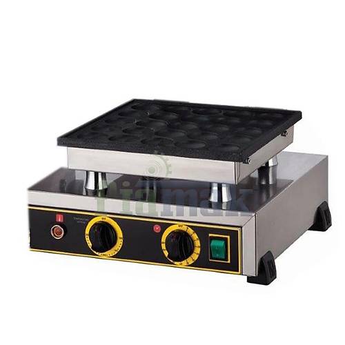 Silverinox Pankek Bubble Makinas Tekli Kapaksz Yuvarlak