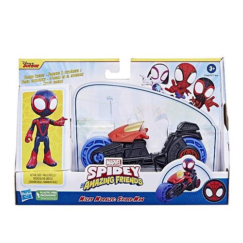 F6777 Spidey ve �nan�lmaz Arkada�lar� - Motorsiklet ve Fig�r +3 ya�