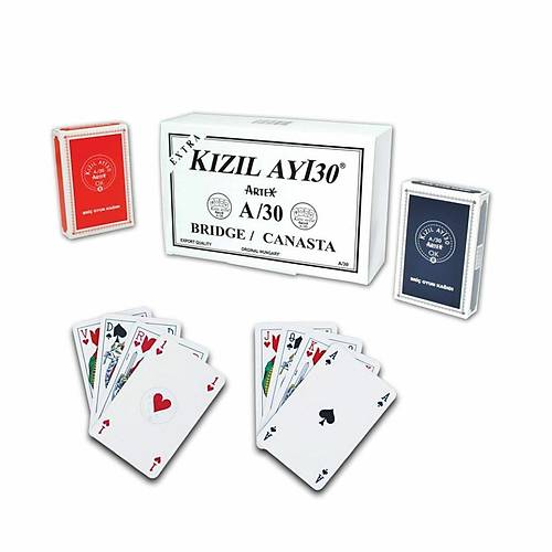 1030165 Ext Kzl Ay Artex A30 Oyun Kad -Star Okey