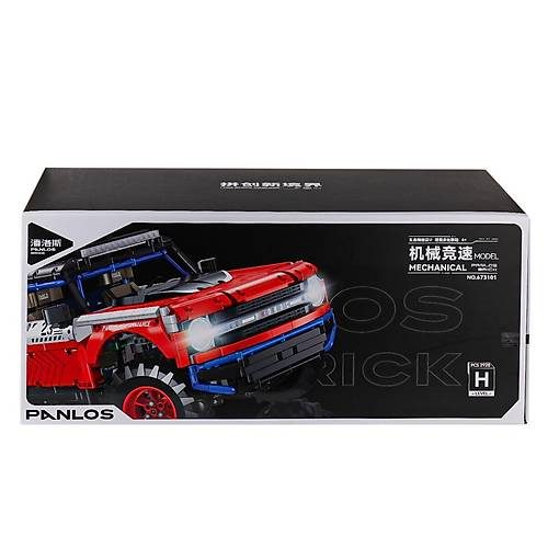 P673101 PANLOS Brick -  Mechanical - ''Mechanical Speed Racing'' 2920 Par�a Yap�m Seti