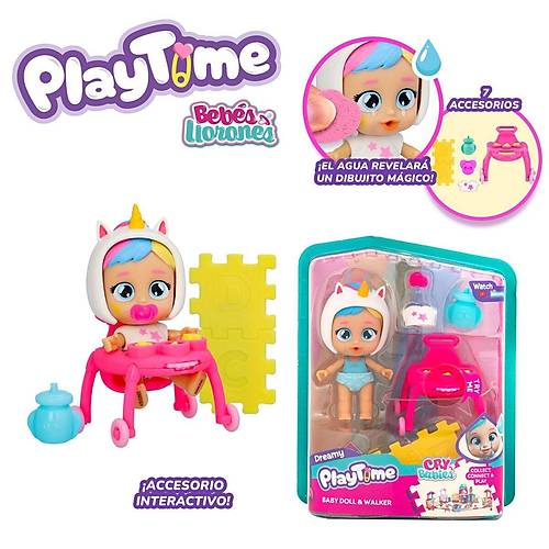 CYP05000 Cry Babies Play Time Mini Dreamy Bebek ve Y�r�teci
