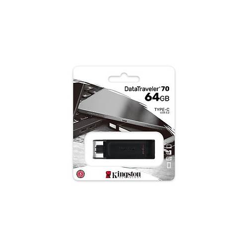 Kingston 64GB USB-C 3.2 Gen 1 DataTraveler 70