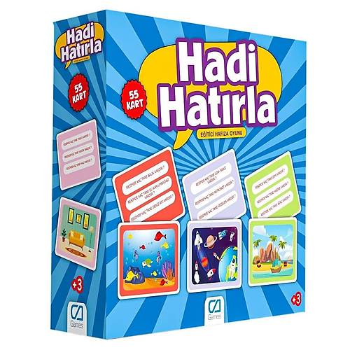 5108 CA Games,  Hadi Hat�rla  - E�itici Haf�za Oyunu / +5 ya�