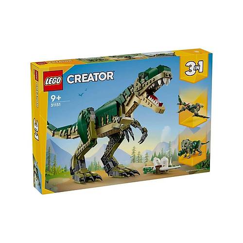 31151 Lego Creator 3�1 arada T. rex 626 par�a +9 ya�