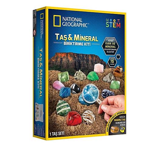 NAT03002 National Geographic Ta� ve Mineral Biriktirme Kiti - RTNGRM15 +8 ya�