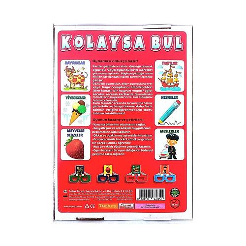 1631550 KOLAYSA BUL TAHMN ETME OYUNU