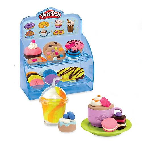 F5836 Play-Doh S�per Renkli Kafe Oyun Seti +3 ya�