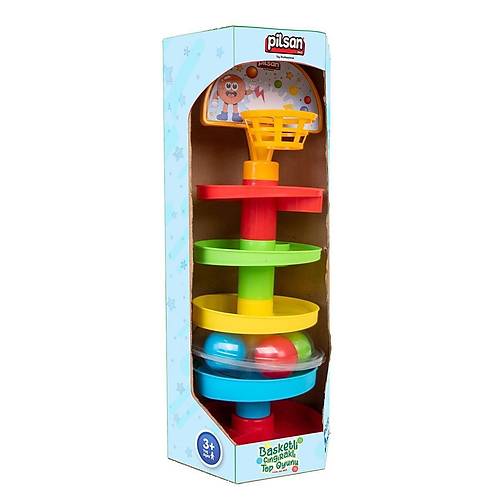 03 653 Basketli ��ng�rakl� Top Oyunu -Pilsan Oyuncak