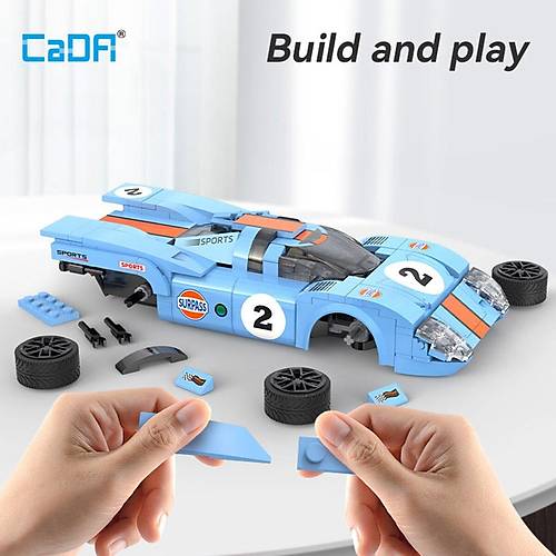 C51076W CADA AZURE FIRTINASI 266 PARA BLOCK OYUNCAK