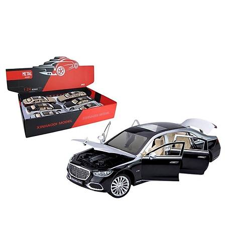 ZHD-B2409 - Vardem  �ek B�rak I��kl� ve Sesli Model MB Metal Araba 1:24