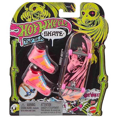 HPG21 Hot Wheels Skate Neon Temal� Parmak Kaykay ve Ayakkab� Paketleri