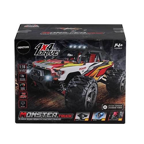 866-1612 1:16 Kumandal� 70 km/h Monster Truck 4x4