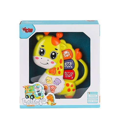 JLG-855-66A I��kl� ve M�zikli Z�rafa Bebek Pianosu -Vardem Oyuncak