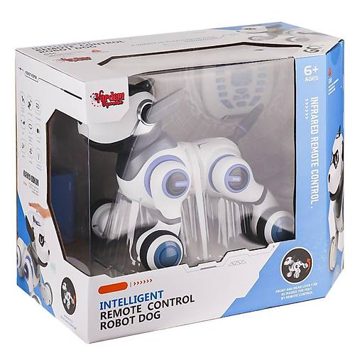 G55 Kumandal� �arjl� I��kl� M�zikli �nteraktif Robot K�pek -Vardem Oyuncak