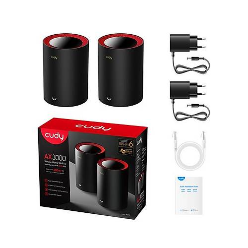 CUDY AX3000 WiFi 6 x2 Mesh 2.5G Solution
