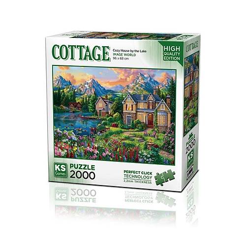 22522 Cozy House By The Lake 2000 Para Puzzle -KS Puzzle
