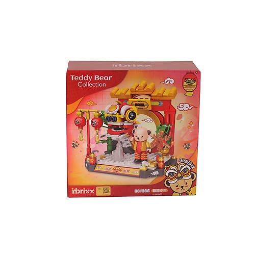 P881006 PANLOS ��N EJDERHASI �LE TEDDY 254 PAR�A BLOCK OYUNCAK