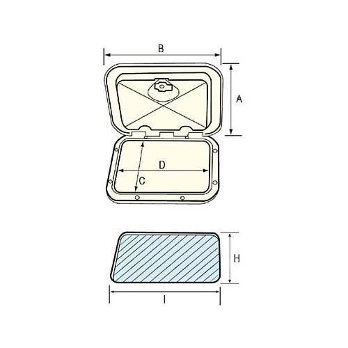 SU GERMEZ GMME KAPAK 243X607MM, GR