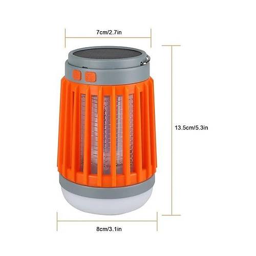 BUFFER Askl Solar Enerji le arj Olabilen Sinek ldrc Kamp Feneri Ildak