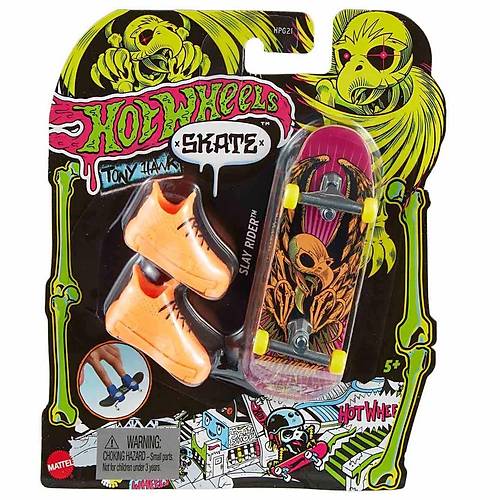 HPG21 Hot Wheels Skate Neon Temal� Parmak Kaykay ve Ayakkab� Paketleri