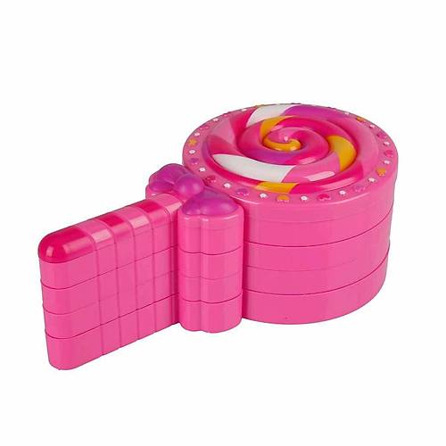 2600 Lolipop �ekilli 4 Katl� Makyaj G�zellik Seti