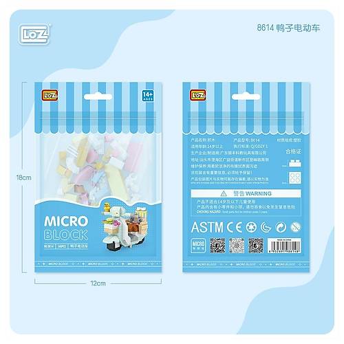 LZ8614 LOZ Sevimli Motor Blok Seti Mini Po�et