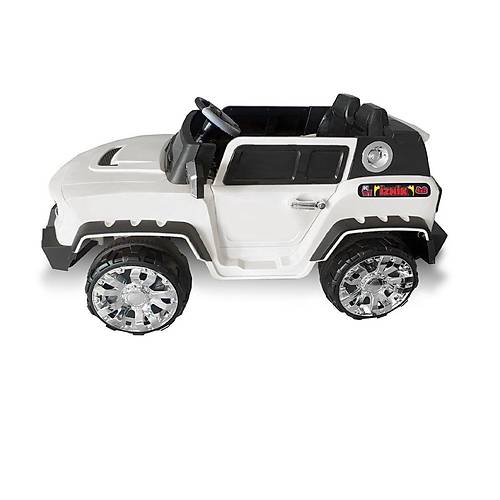 94-533 FENOMEN KUMANDALI AK�L� ARABA 4X4 12V BEYAZ
