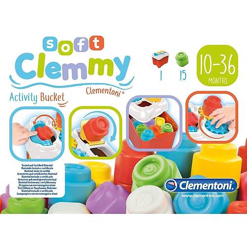 17171 Soft Clemmy - Yumuak Blok Bultak Kovas - 15 para 6-36 ay