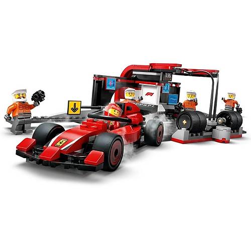 60443 Lego City Ferrari F1 Pit Stop ve Pit Ekibi 322 para +6 ya